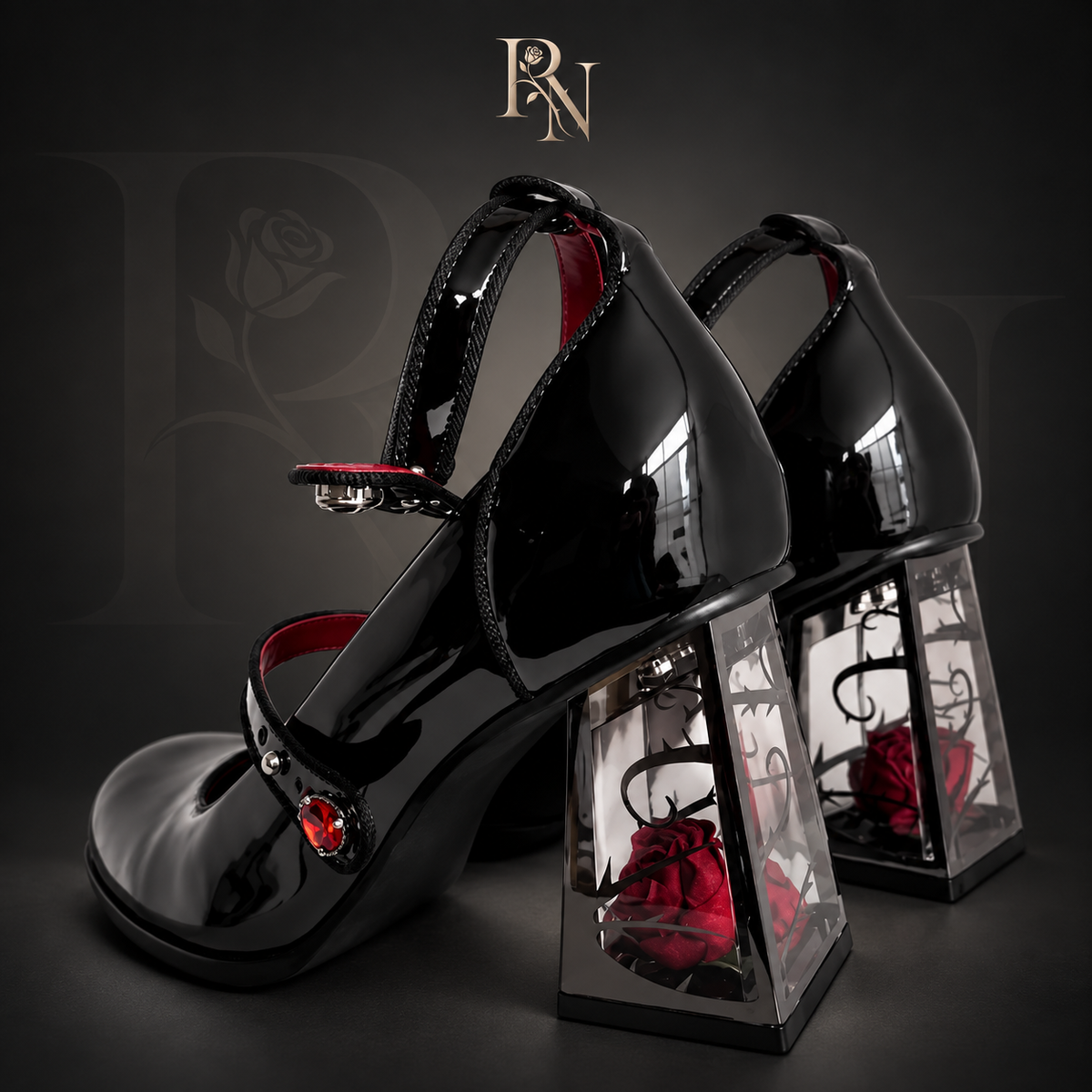 RoseNoir™ Thorn Mary Janes