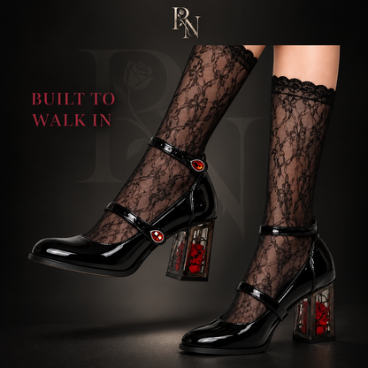 RoseNoir™ Thorn Mary Janes